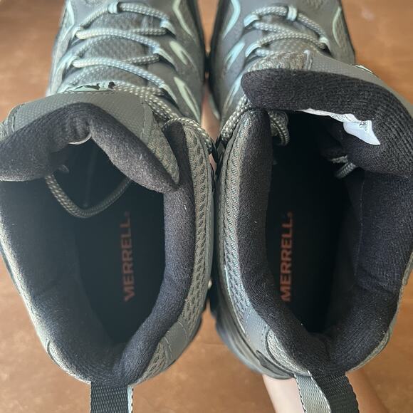 Merrell Womens Moab 2 Mid Gtx Hiking Boot Shoes Size 9.5 Gore Tex Sedona Sage - Picture 7 of 16